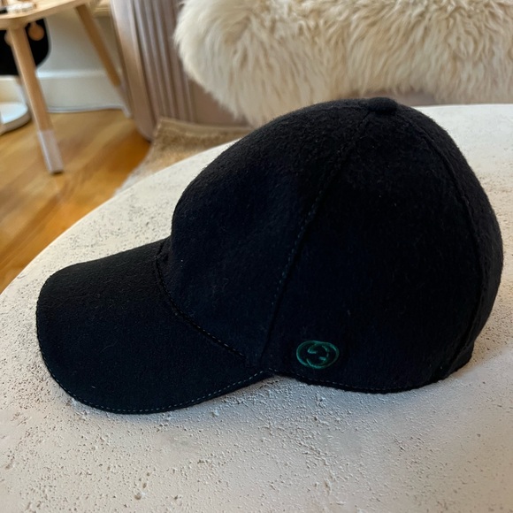 Gucci Black Wool Cap S - Picture 2 of 4